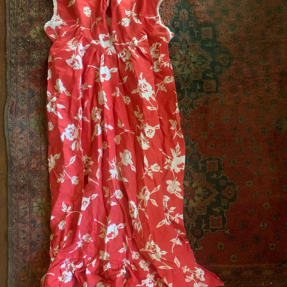 Vintage muumuu Floral Kids Dress